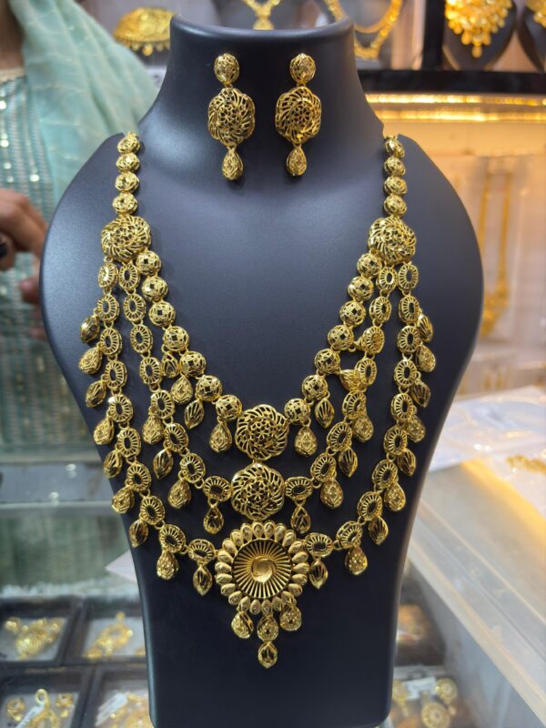 1 Gram Gold Plated Short Turkish Necklace