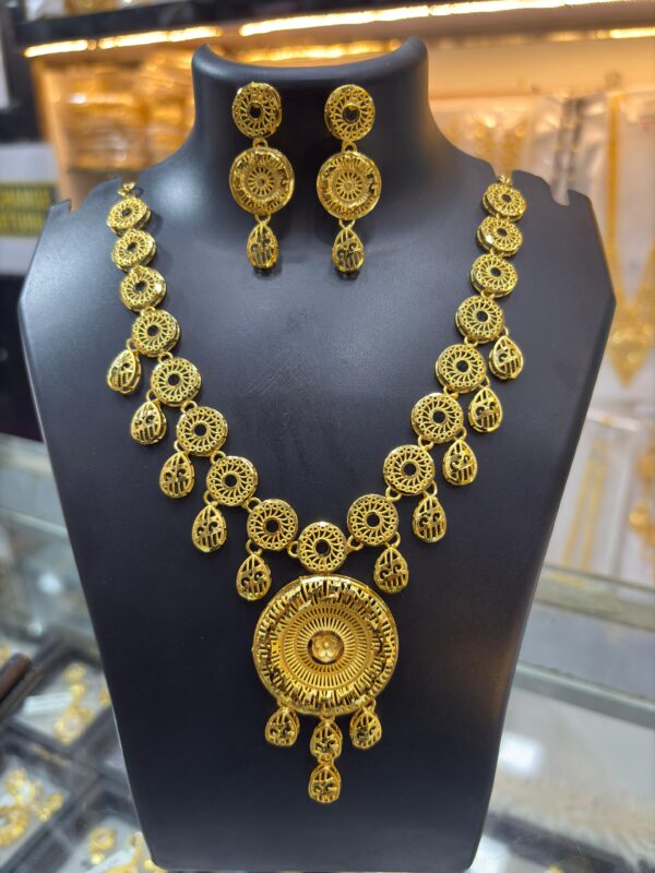 1 Gram Gold Plated Short Turkish Necklace