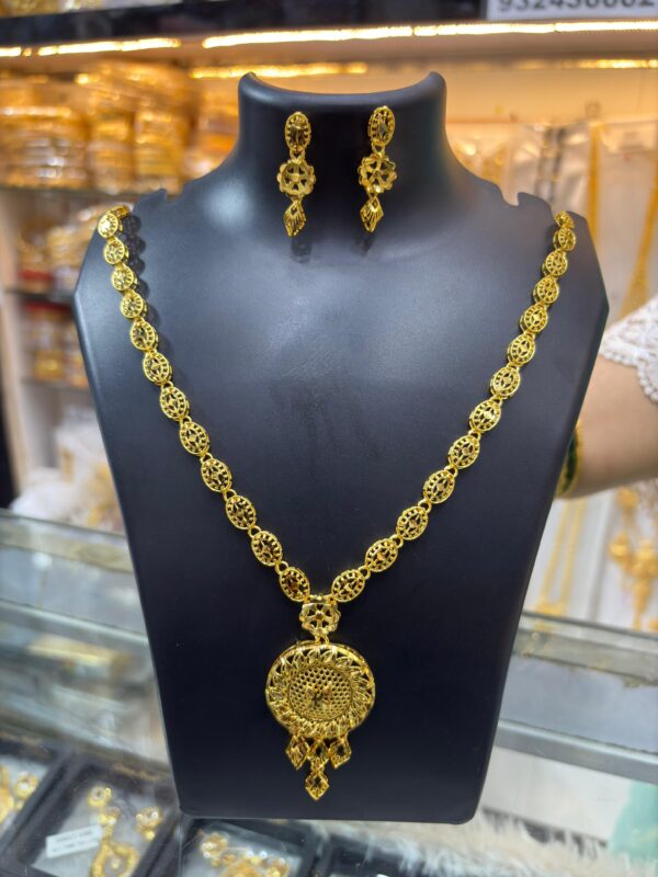 1 Gram Gold Plated Short Turkish Necklace