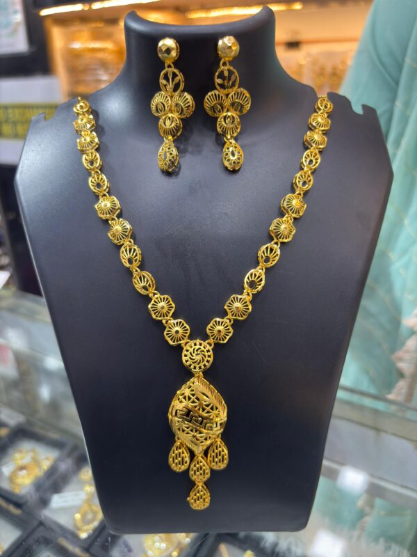 1 Gram Gold Plated Short Turkish Necklace